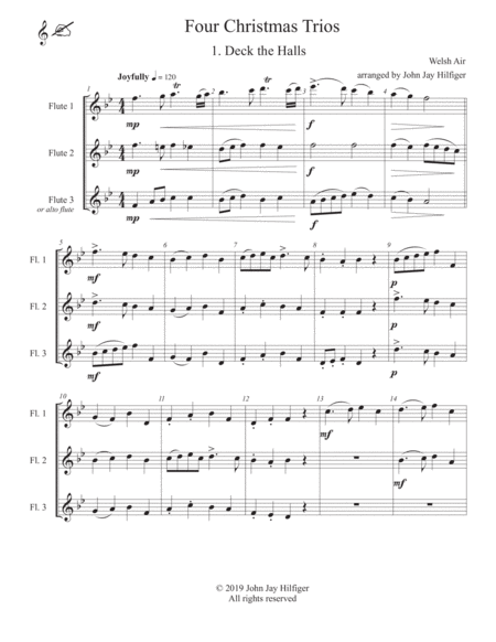 Four Christmas Trios For Flutes Page 2