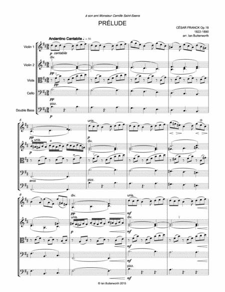 Franck Prlude Op 18 For String Orchestra Page 2