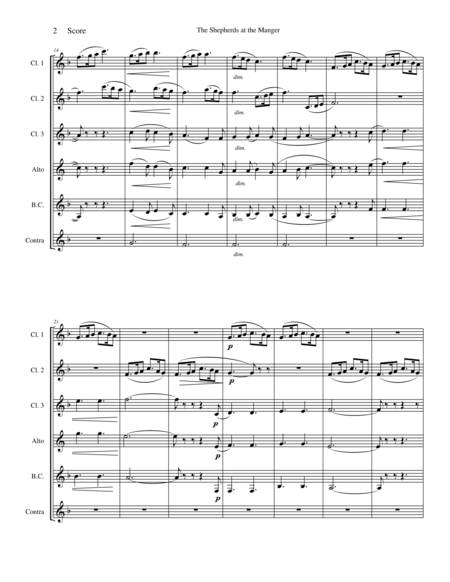 Franz Liszt Christmas Tree Suite For Clarinet Choir Page 2