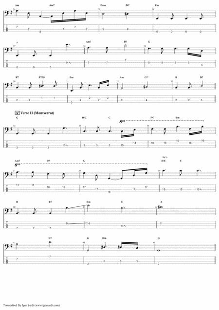 Freddie Mercury Montserrat Cabball How Can I Go On Accurate Bass Transcription Whit Tab Page 2