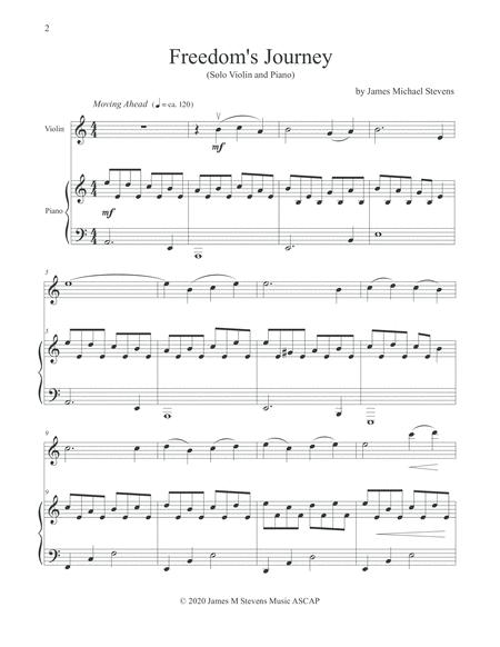 Freedom Journey Violin Piano Page 2