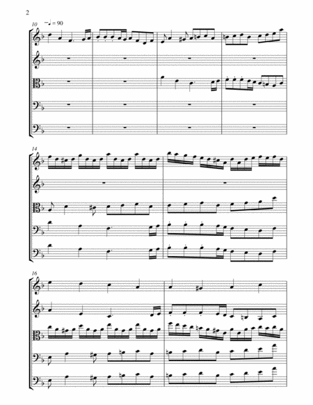 French Overture For String Orchestra Page 2