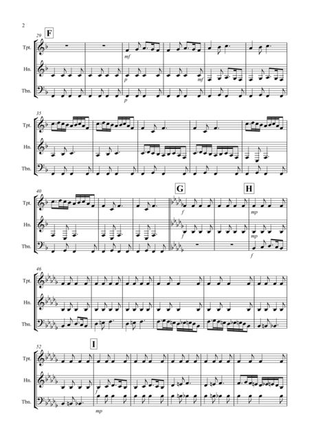 Frere Jacques Gigue For Brass Trio Page 2