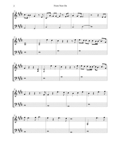 From Now On The Greatest Showman Sheet Music Easy Page 2