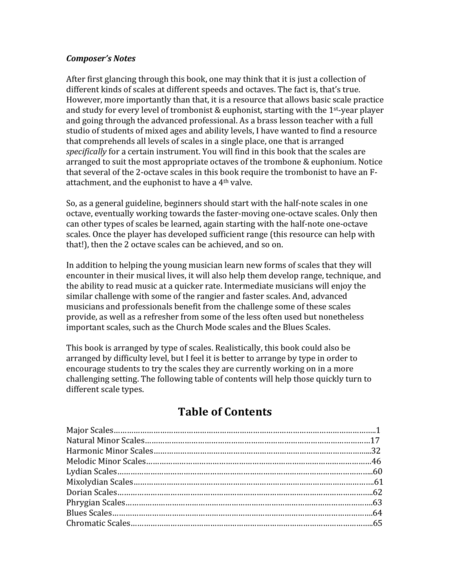 From Sprout To Stout Basic Scale Patterns For All Levels For Trombone Euphonium Page 2