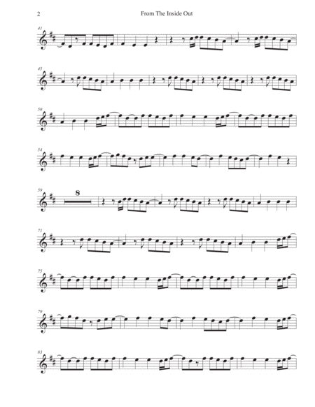 From The Inside Out Original Key Soprano Sax Page 2