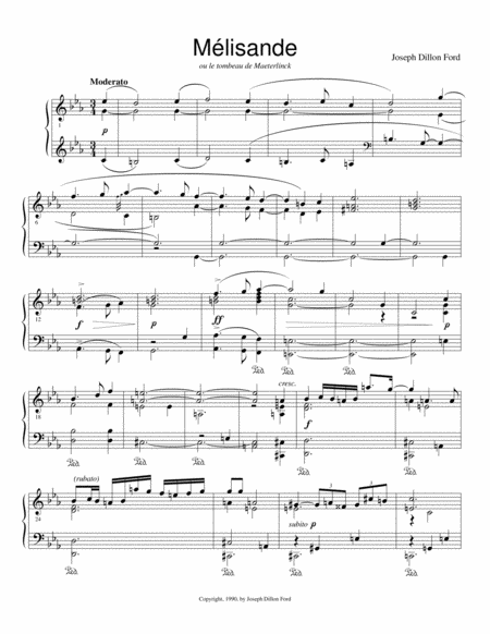 From The Shadowland 6 Pieces For Piano Solo Page 2