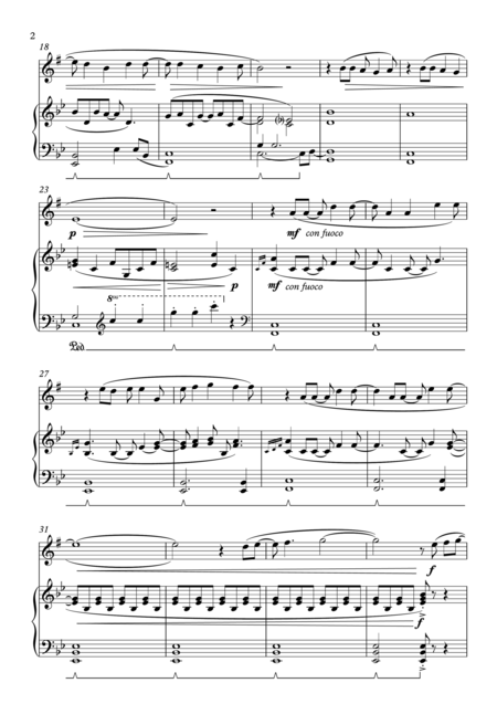 Frozen Let It Go For Alto Saxophone Piano Including Part Score Page 2