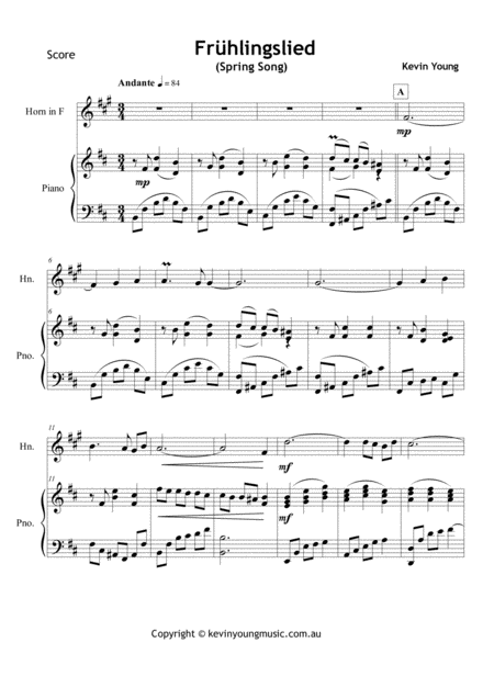 Fruhlingslied Spring Song Page 2