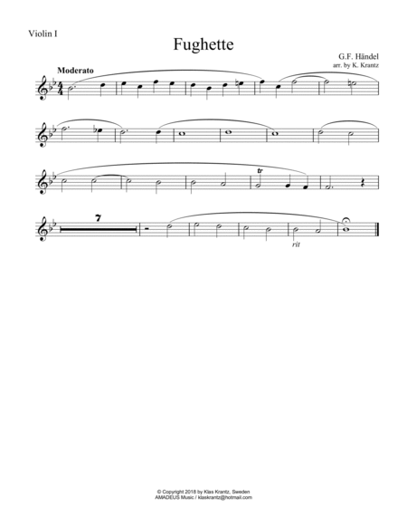 Fughette For String Quartet Page 2