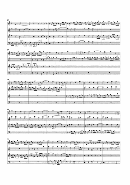 Fugue Buxwv 174 C Major Arrangement For 4 Recorders Page 2