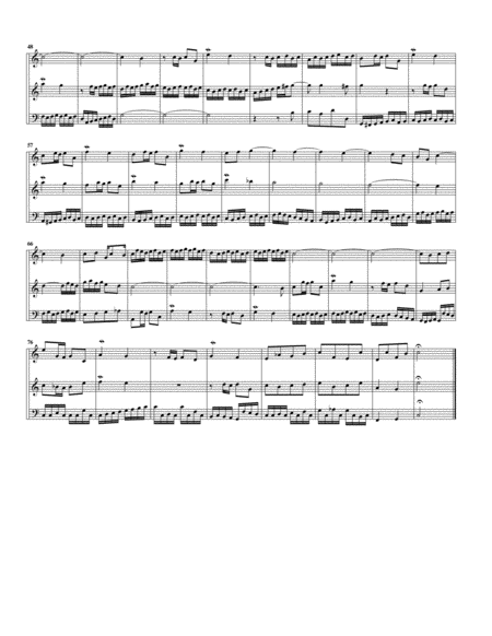 Fugue From Das Wohltemperierte Klavier Ii Bwv 870 Ii Arrangement For 3 Recorders Page 2