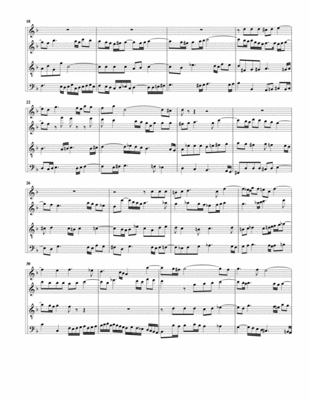 Fugue From Das Wohltemperierte Klavier Ii Bwv 877 Ii Arrangement For 4 Recorders Page 2