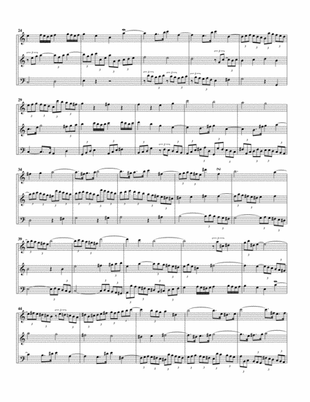 Fugue From Das Wohltemperierte Klavier Ii Bwv 879 Ii Arrangement For 3 Recorders Page 2