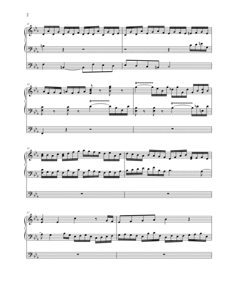 Fugue In C Minor For Solo Organ Page 2
