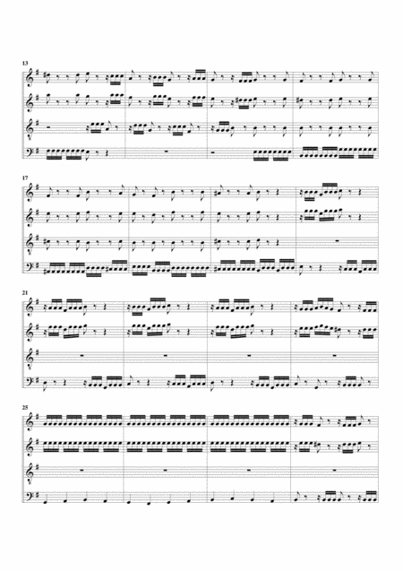 Fugue In E Minor Arrangement For 4 Recorders Page 2