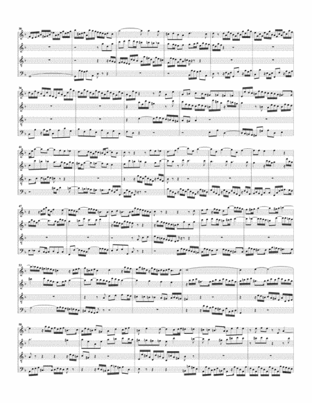 Fugue On A Theme By Albinoni Bwv 951 Arrangement For 4 Recorders Page 2