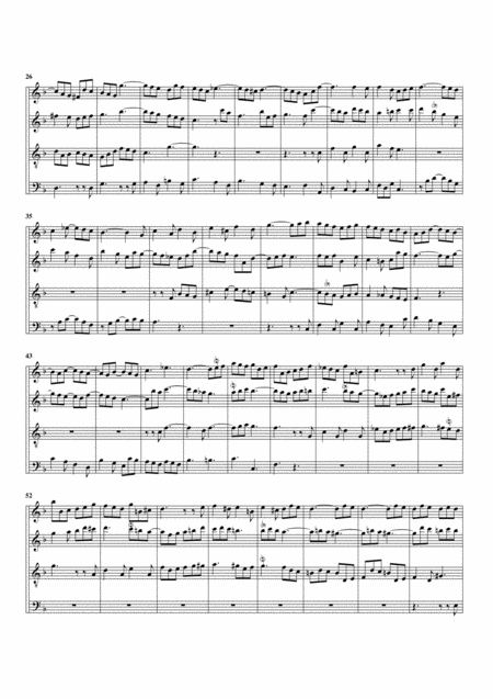 Fugue Op 37 No 1 Ii Arrangement For 4 Recorders Page 2