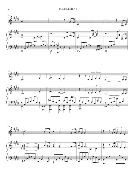 Fulfillment Is A Violin Piano Transcription From The 5 Movement Suite Passage By Anita Gower Page 2