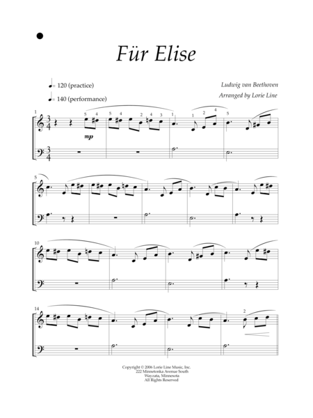 Fur Elise Easy Page 2