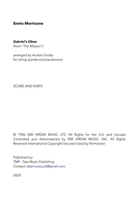 Gabriels Oboe The Mission Page 2