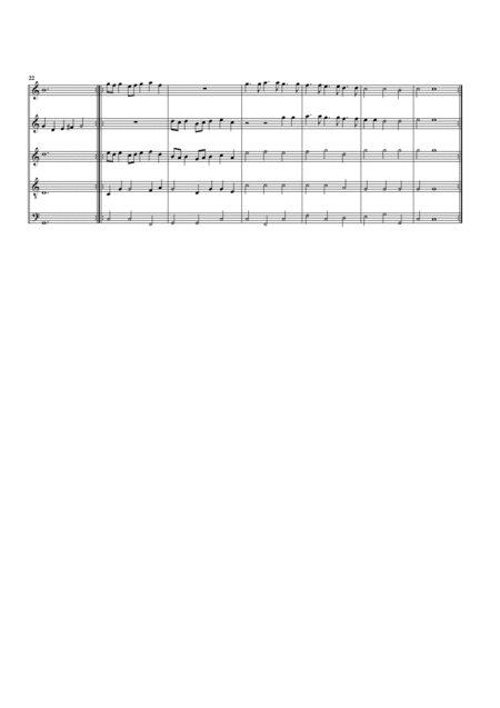 Galliard Ad Imitationem Cantus Vii Sswv 62 Arrangement For 5 Recorders Page 2