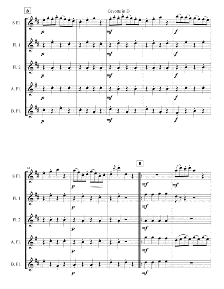 Gavotte In D Page 2