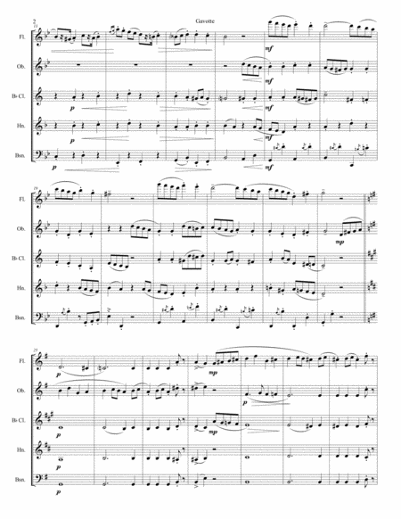 Gavotte Op 12 No 4 For Wind Quintet Page 2