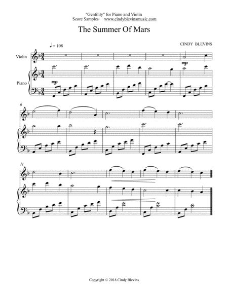 Gentility 24 Original Pieces For Piano And Violin Page 2