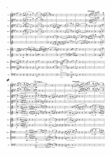 George Butterworth Idyll The Banks Of Green Willow Symphonic Wind Bass Page 2