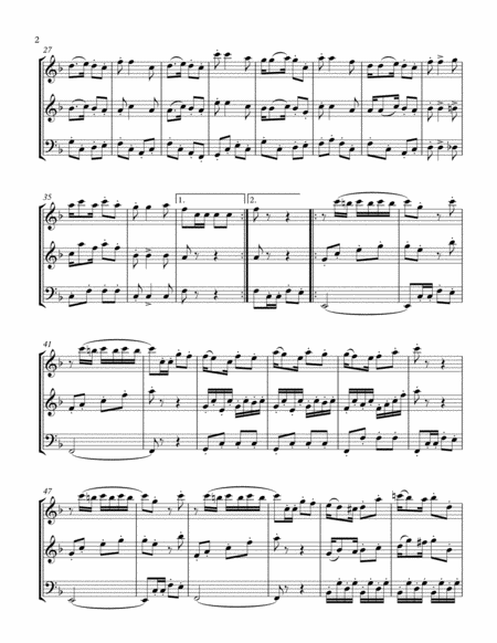 George D Bernard Alabama Dream Arranged For 2 Flutes Bassoon Page 2