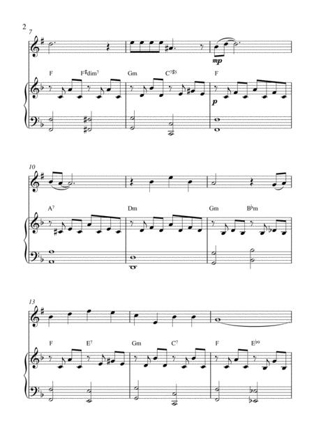 Georgia On My Mind Bb Clarinet Solo And Piano Accompaniment Page 2