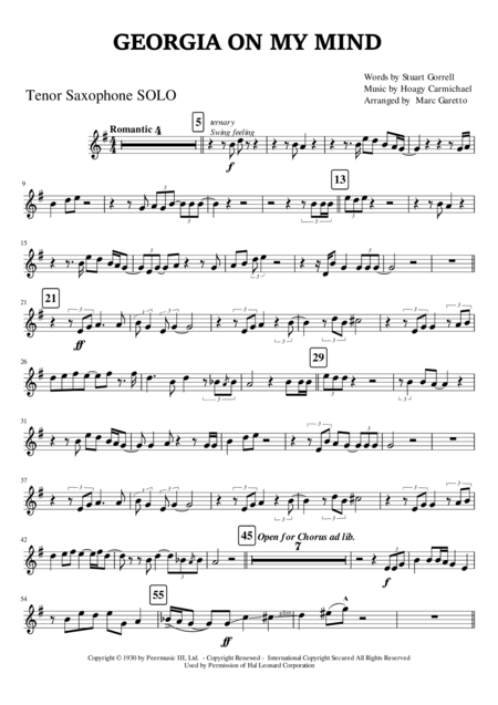 Georgia On My Mind Ray Charles For String Or Full Orchestra Page 2