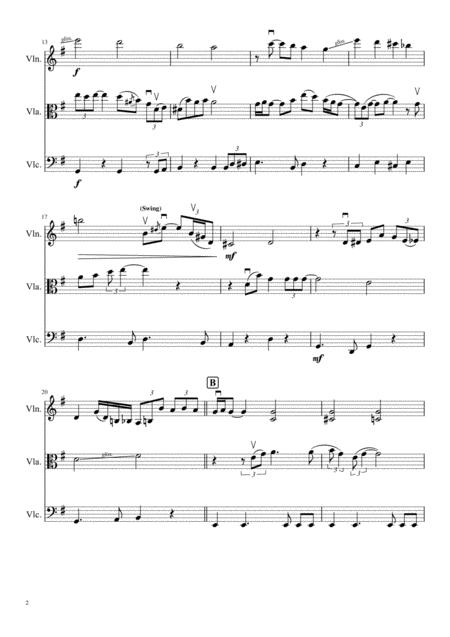 Georgia On My Mind String Trio Page 2