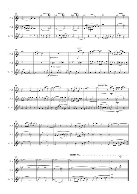 Gershwin Summertime Flute Trio Page 2