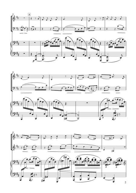 Gestillte Sehnsucht Zwei Gesnge Op 91 1 For Violin Viola Piano Page 2