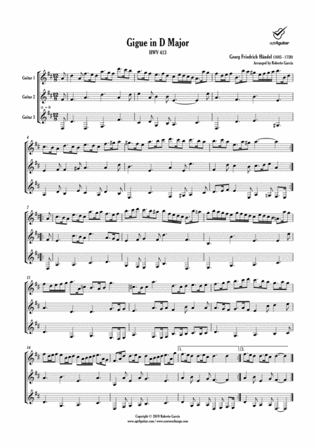 Gigue In D Major Page 2