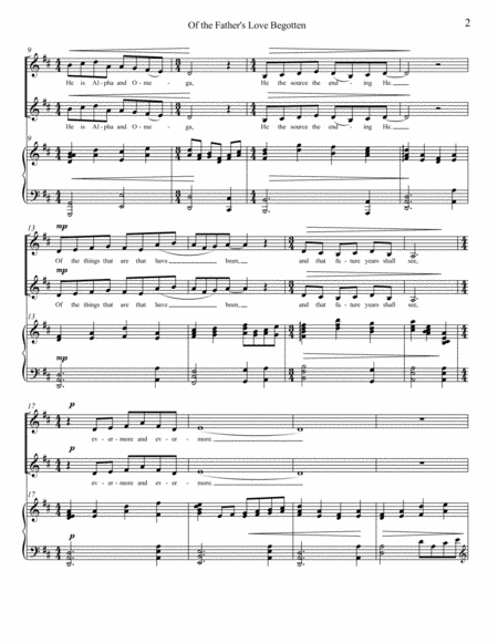 Giordani Caro Mio Ben In G Flat Major For Voice And Piano Page 2