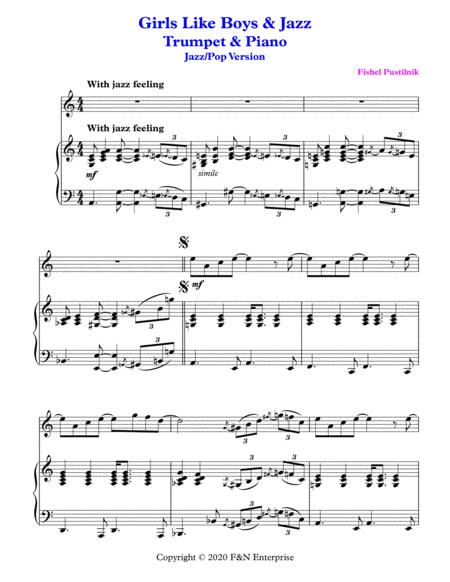 Girls Like Boys Jazz Piano Background For Trumpet And Piano With Improvisation Video Page 2