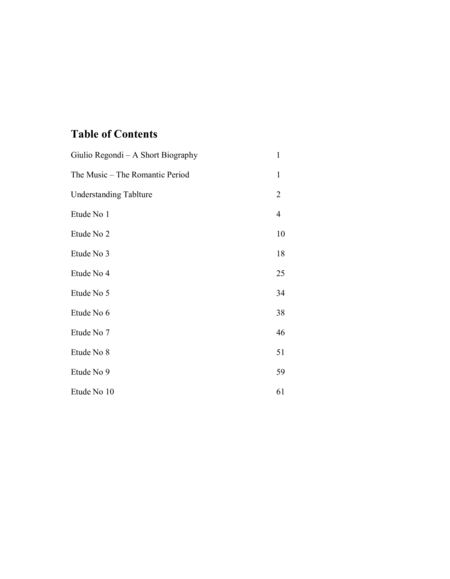 Giulio Regondi Ten Etudes For Baritone Ukulele In Tablature And Modern Notation Page 2