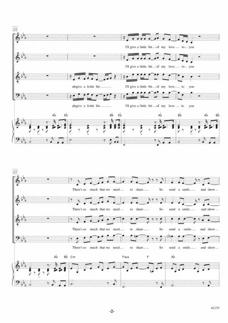 Give A Little Bit Satb Piano Page 2