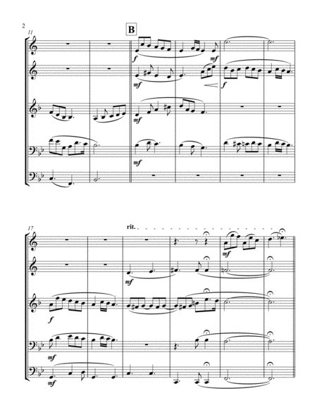 Give Of Your Best To The Master For Brass Quintet Page 2