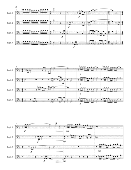 Glasshouse For Euphonium Quartet Page 2