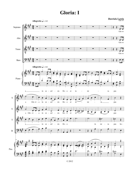 Gloria Part 2 Qui Tollis For Satb Pno Page 2