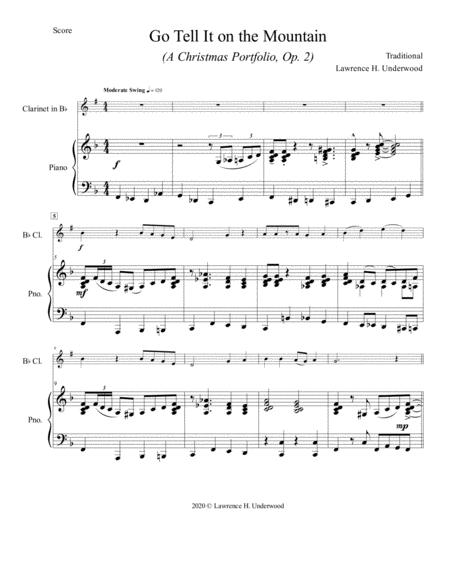 Go Tell It On The Mountain For Solo Clarinet Page 2