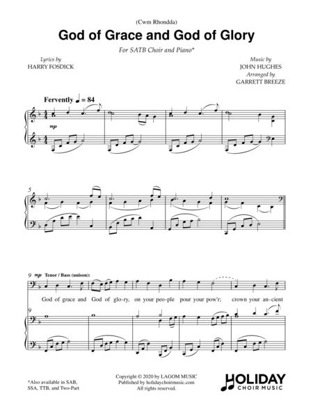 God Of Grace And God Of Glory Satb Page 2