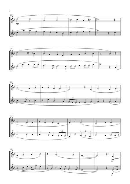 God Rest You Merry Gentlemen For Euphonium Duet Treble Clef 3 Or 4 Valved Suitable For Grades 1 5 Page 2