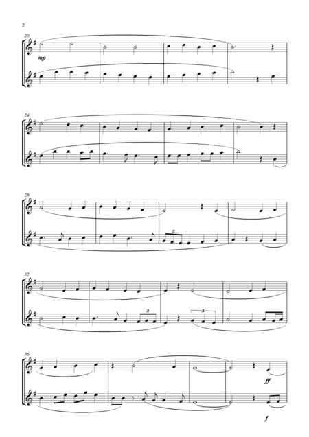 God Rest You Merry Gentlemen For Oboe Duet Suitable For Grades 1 5 Page 2