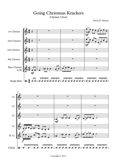 Going Christmas Krackers Clarinet Choir Page 2