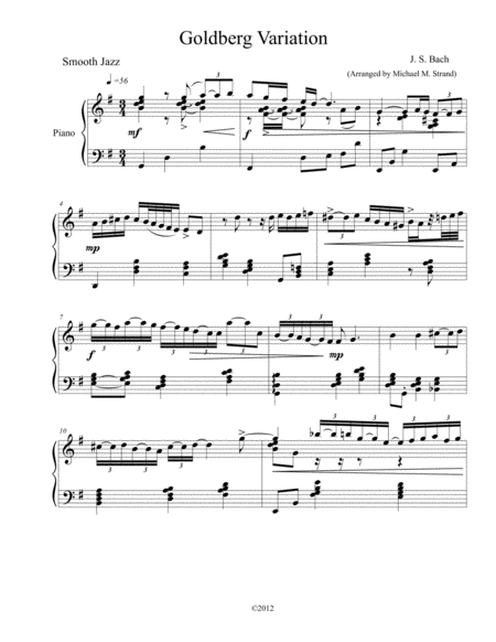 Goldberg Variation Smooth Jazz Page 2